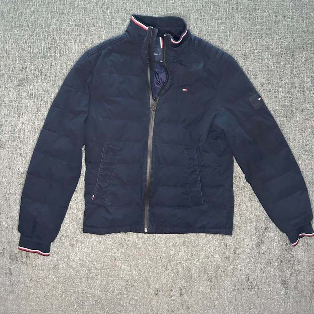 Tommy Hilfiger Navy Blue Puffer Jacket Size XS
